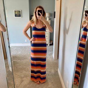 MOSSIMO Racerback Striped Maxi Dress